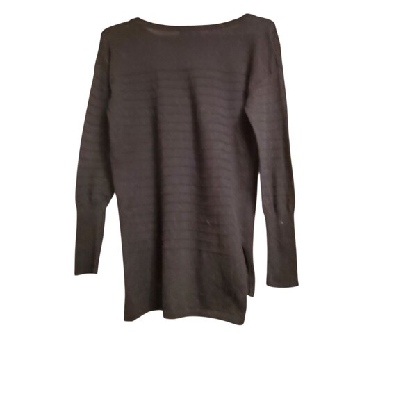 Gap Long Black Sweater with Slits - Picture 2 of 2